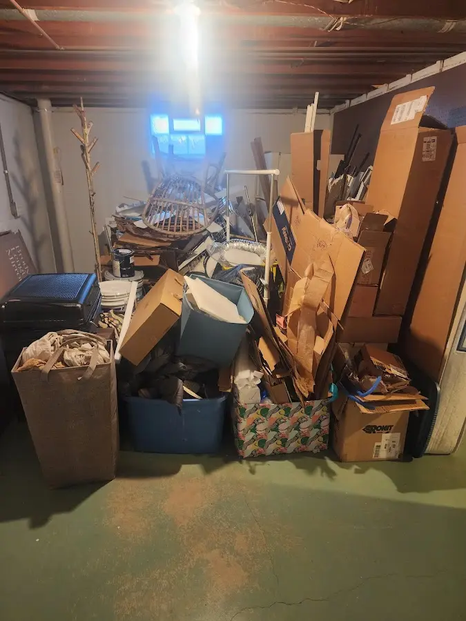 Roll-off dumpster container at job site for Yard Waste Dumpster Rental in McGregor